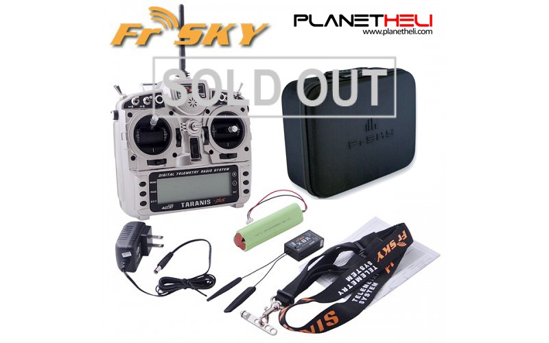 FrSky 2.4GHz ACCST TARANIS X9D PLUS and X8R Combo with Eva Case (Mode 2)